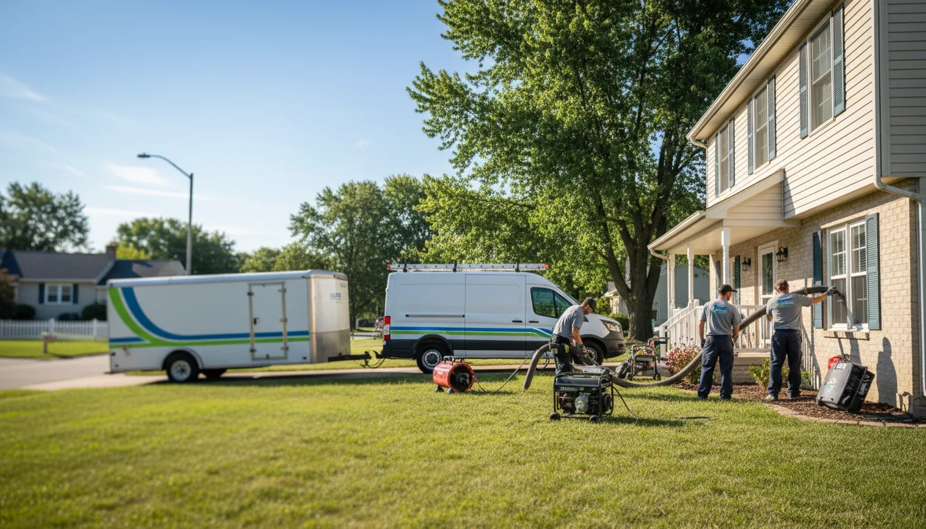 Flooded Basement Restoration And Cleanup With Repair in Winamac, IN near me